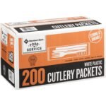 Member's Mark White Plastic Cutlery Packets (200 ct.)