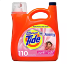 Tide + Downy Liquid Laundry Detergent, April Fresh (150 fl. oz., 110 loads)