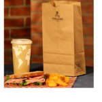Duro Brown Paper Bag, 8# Kraft Bags (500 ct.)