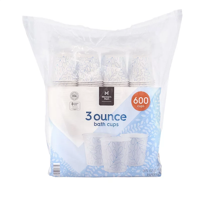 15.1_2f1dfee7-f669-4ee2-b1fd-4814515bf51a.png Member's Mark Printed Paper Bath Cold Cup (3 fl. oz. 600 ct.) - Image 1