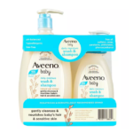 Aveeno Baby Daily Moisture Wash & Shampoo (33 fl. oz. and 12 fl. oz.)