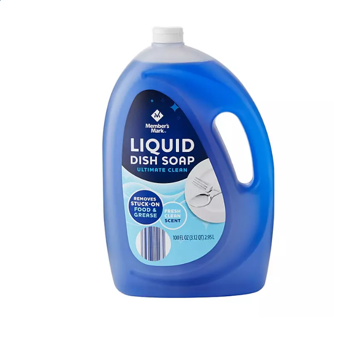 2.1_da09c631-4a7a-43f8-bb38-d089646b61a9.png Member's Mark Liquid Dish Soap, Ultimate Clean (100 fl. oz.) - Image 1