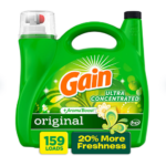 Gain Ultra Concentrated + Aroma Boost Laundry Detergent, Original Scent (208 fl. oz., 159 loads)