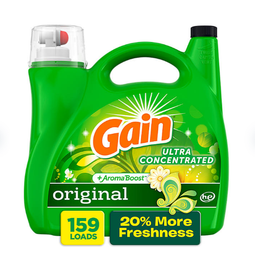 2023-11-11122733.png Gain Ultra Concentrated + Aroma Boost Laundry Detergent, Original Scent (208 fl. oz., 159 loads) - Image 1