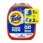 Tide PODS Ultra OXI Laundry Detergent Pacs, 72 ct.
