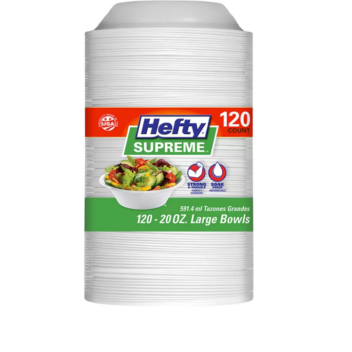 21.1_3516aa9f-4549-463c-a3a7-d8b2b460768e.png Hefty Supreme Large Foam Bowls (20 oz., 120 ct.) - Image 1