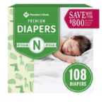Member's Mark Premium Baby Diapers (Choose Your Size)