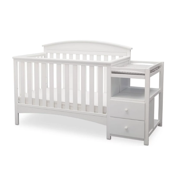 Delta Children Abby Convertible Crib 'N' Changer (Choose Your Color)