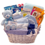 Simply Baby Necessities Gift Basket in Blue