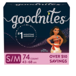 Goodnites Bedtime Underwear for Girls (Choose Your Size)