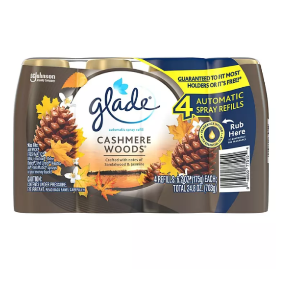 Glade Automatic Spray Air Freshener Refill, 4 pk. (Choose Scent)