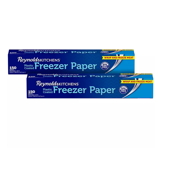 3.1_80b4ef37-5242-4f8e-850e-b0deba537b1d.png Reynolds Kitchens Freezer Paper (150 sq. ft. 2 pk.) - Image 1
