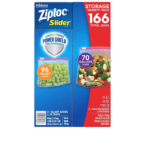 Ziploc Slider Storage Bags Variety Pack: Quart (96 ct.), Gallon (70 ct.)