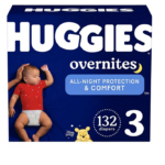 Huggies Overnites Nighttime Baby Diapers (Choose Your Size)
