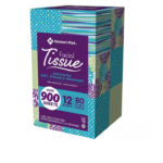 Member's Mark Ultra Soft Facial Tissues, 12 Cube Boxes, 80 3-Ply Tissues per Box (960 Tissues Total)