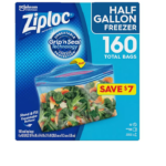 Ziploc Half Gallon Freezer Bags (160 ct.)