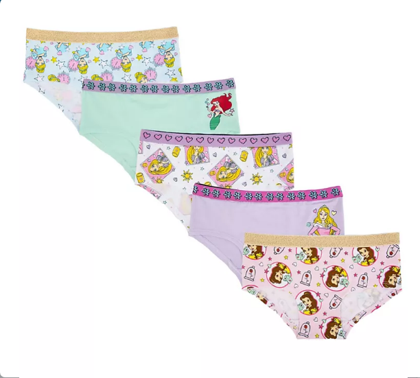38.1_b55de457-a07d-46c5-a66f-dd39d01e35c1.png Licensed Girls Briefs, 5 Pack - Image 1