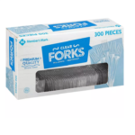 Member's Mark Clear Plastic Forks, Heavyweight (300 ct.)