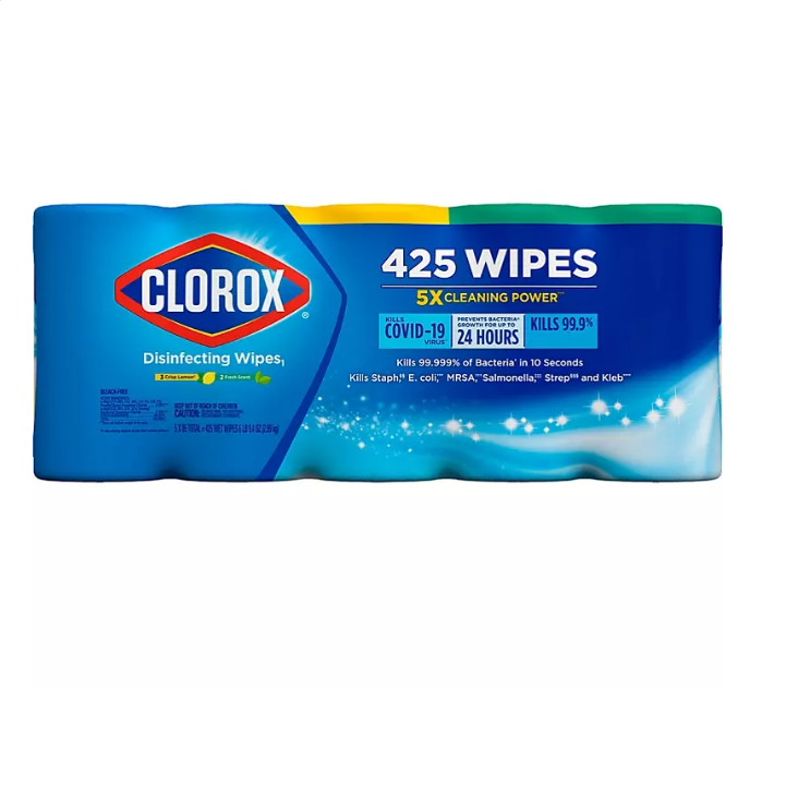 42.1_7e6e5024-3063-4f08-897c-deb7ca325a27.png Clorox Disinfecting Bleach-Free Cleaning Wipes, Variety Pack (85 wipes/pk. 5 pk.) - Image 1