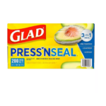 Glad Press'n Seal Plastic Food Wrap (140 sq. ft./roll, 2 rolls)