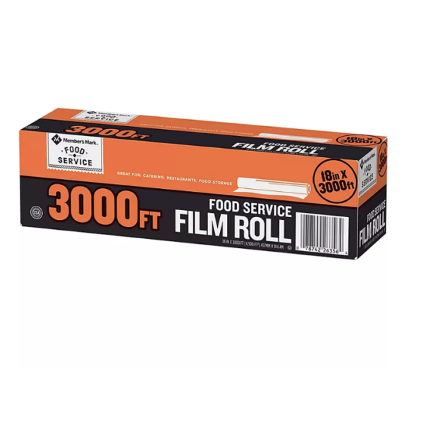 Member's Mark Foodservice Film, 18" (3,000 ft.)