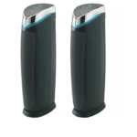 5 in 1 Air Purifier With Pet Pure True HEPA Filter, UVC Sanitizer, Odor Reduction, 2 Pack