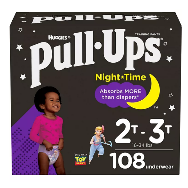 Huggies Pull-Ups Nighttime Training Underwear for Girls (Choose Your Size)