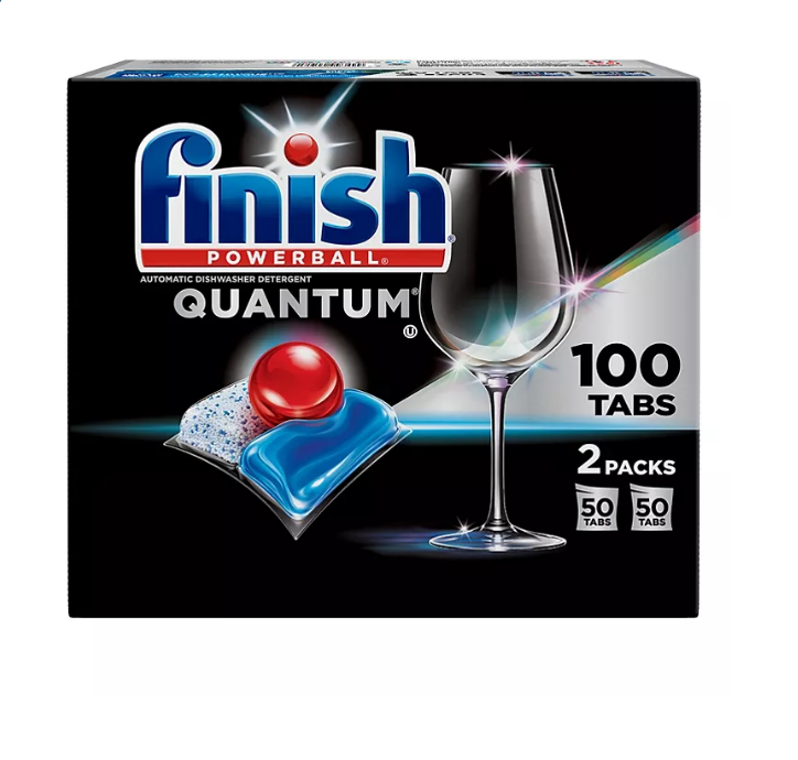 5.1_ff2472b0-3451-4d1d-b897-ff4e0a650153.png Finish Quantum Powerball Dishwasher Detergent Tablets (100 ct.) - Image 1