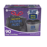 Member's Mark 33-Gallon Power-Guard Drawstring Trash Bags (90 ct.)