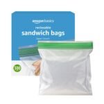 Amazon Basics Sandwich Storage Bags, 300 Count (Previously Solimo) (Pack of 6)